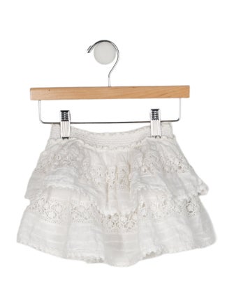 LoveShackFancy Solid Mini Skirt
