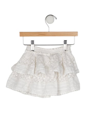 LoveShackFancy Solid Mini Skirt