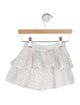LoveShackFancy Solid Mini Skirt