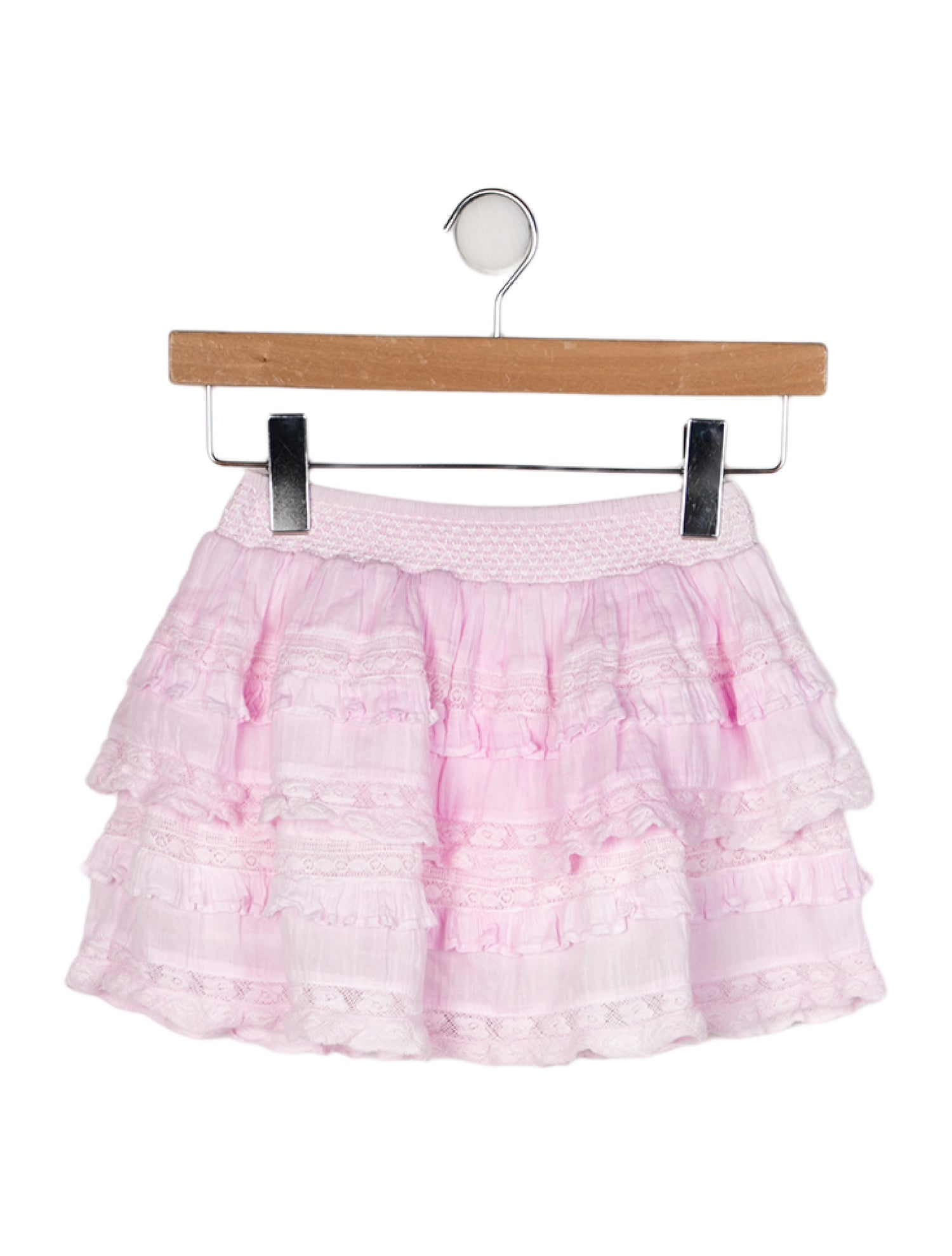 LoveShackFancy Solid Mini Skirt