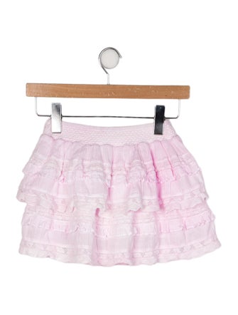 LoveShackFancy Solid Mini Skirt