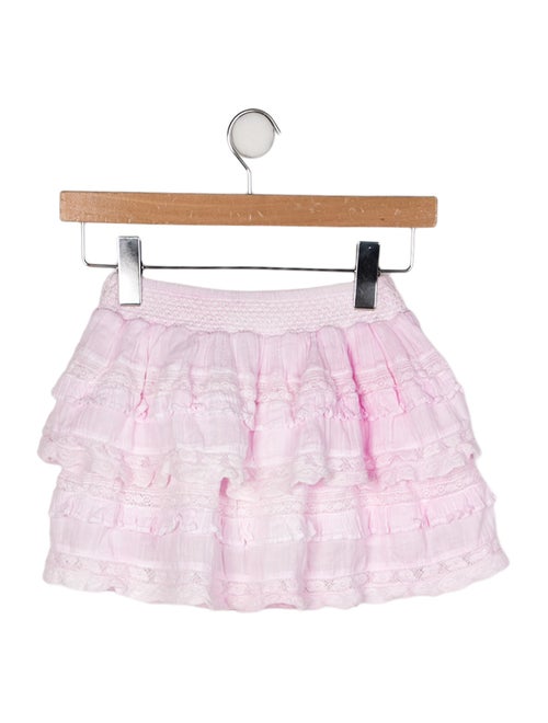 LoveShackFancy Solid Mini Skirt