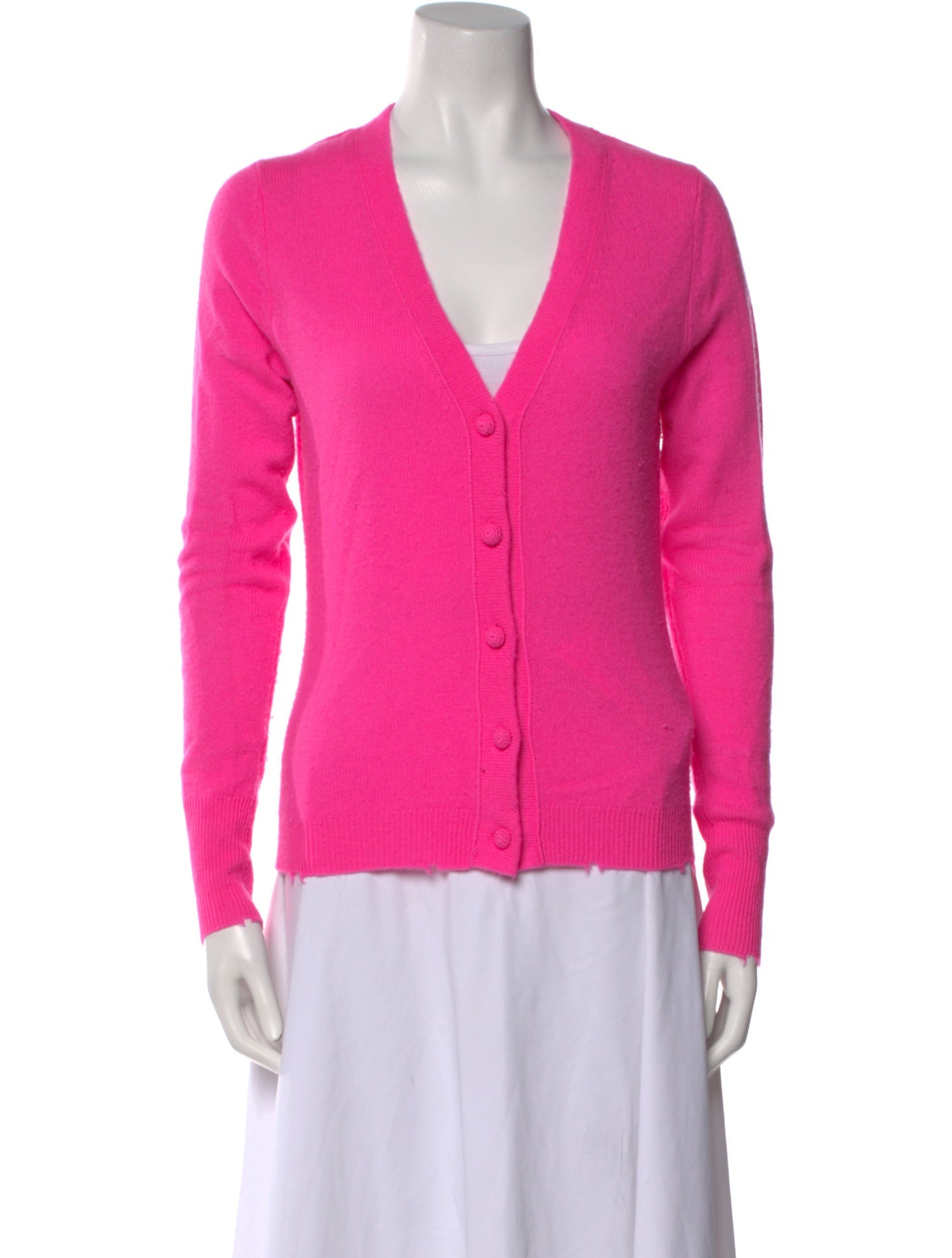 LoveShackFancy Wool V-Neck Sweater