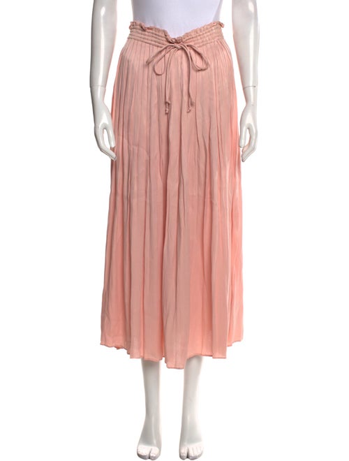 LoveShackFancy Ruffle Embellishment Midi Length Skirt