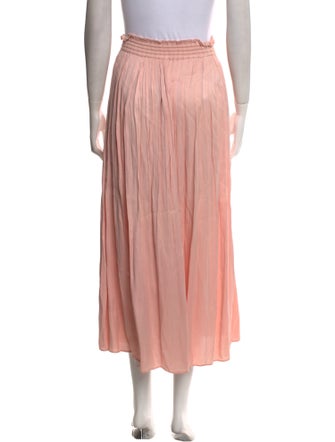 LoveShackFancy Ruffle Embellishment Midi Length Skirt