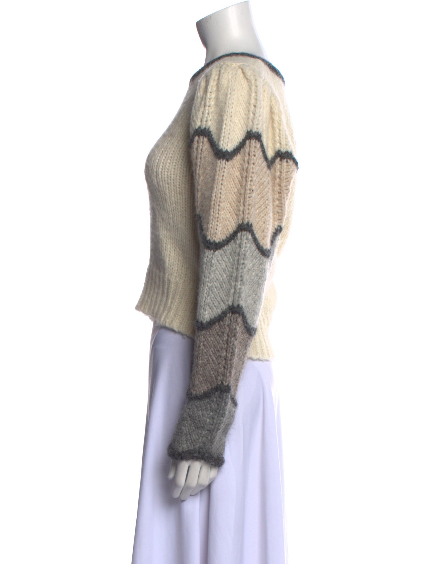 LoveShackFancy Alpaca Striped Sweater