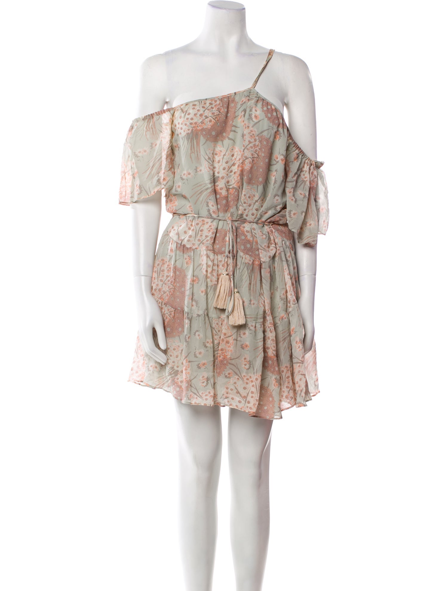 LoveShackFancy Silk Mini Dress