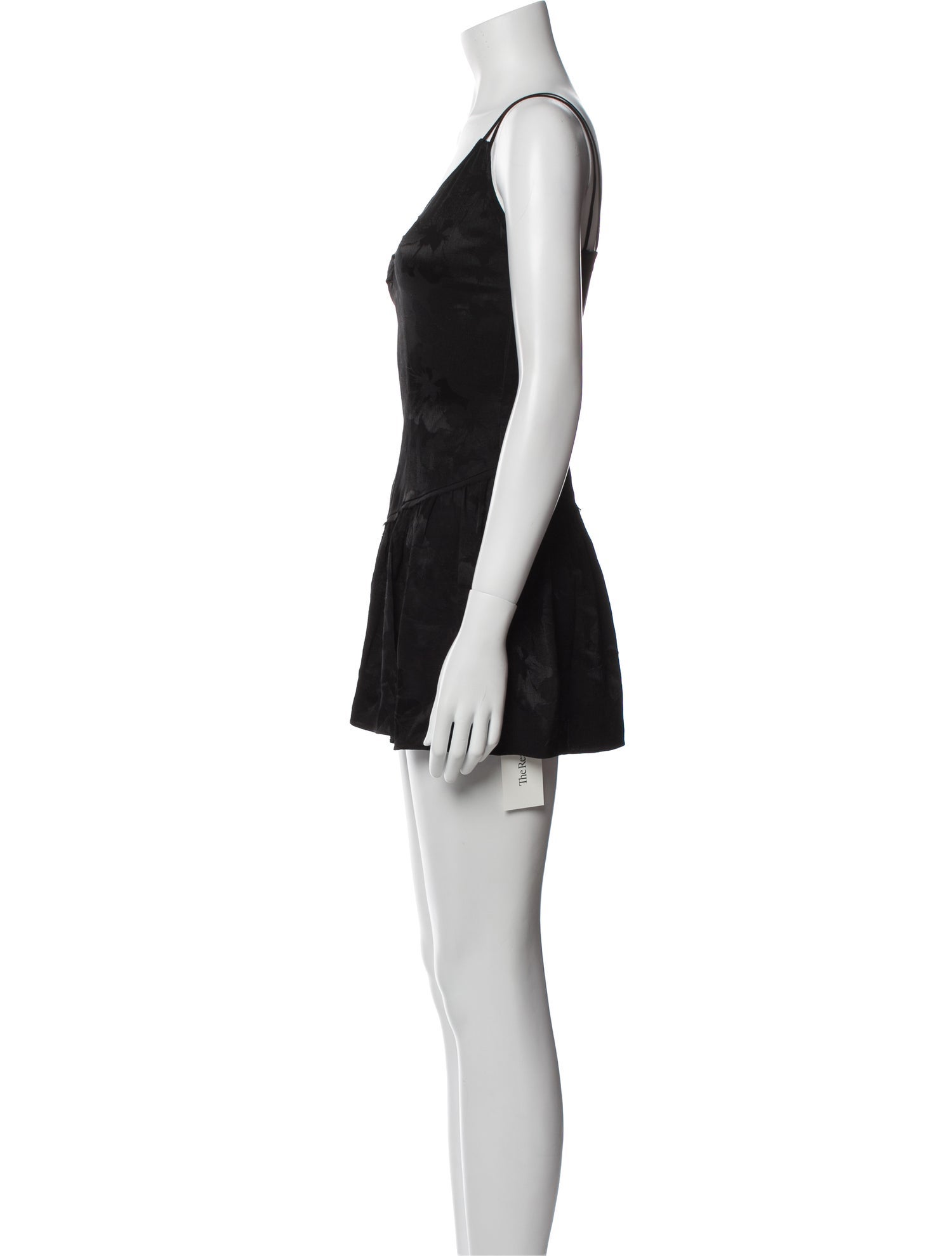 LoveShackFancy V-Neck Mini Dress