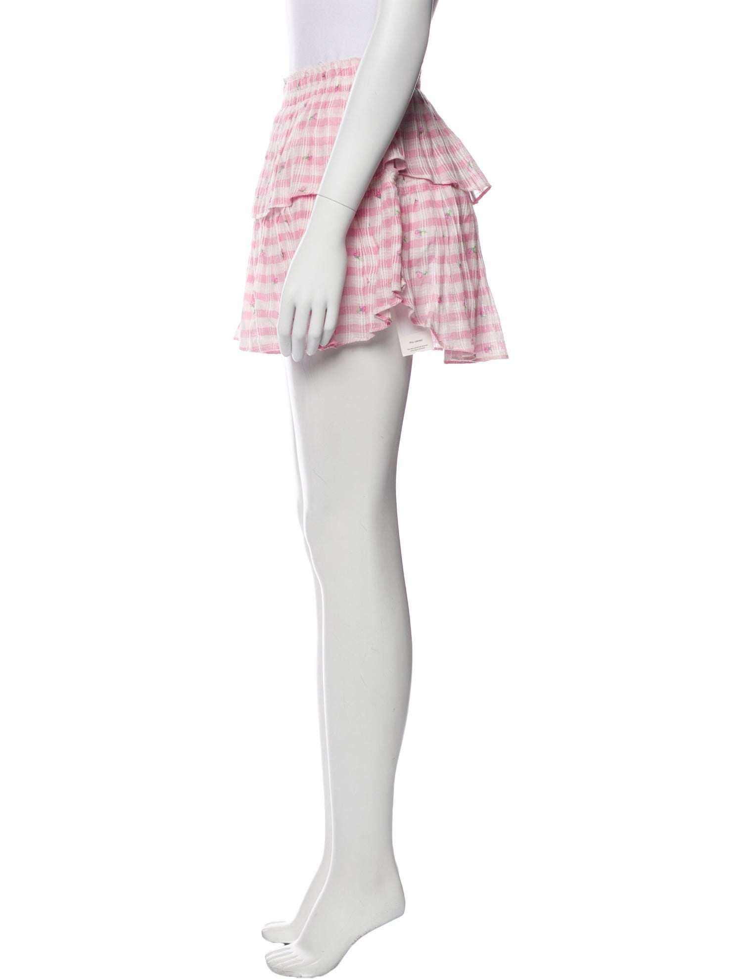 LoveShackFancy Striped Mini Skirt w/ Tags