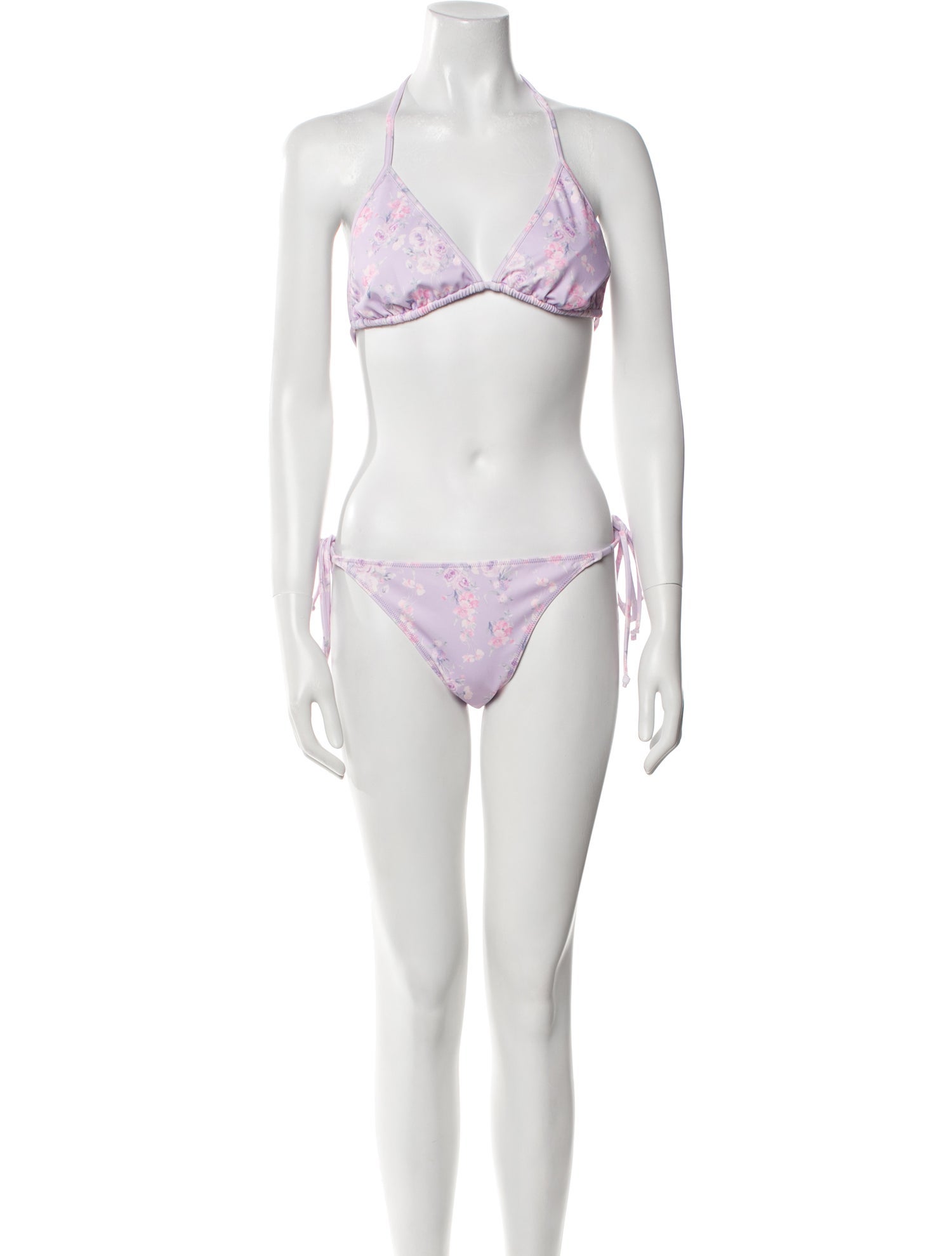 LoveShackFancy Floral Print Bikini