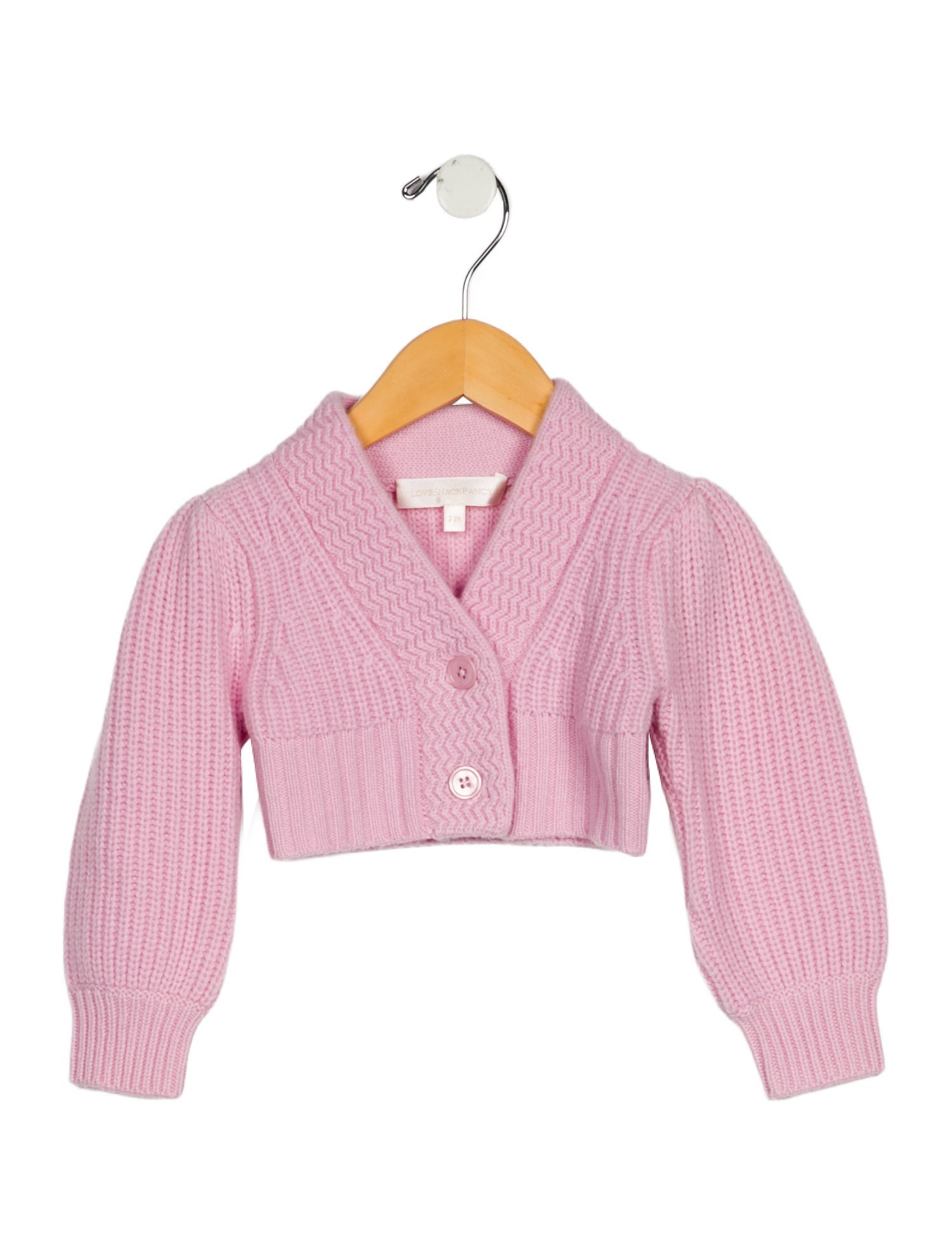 LoveShackFancy Toddler Girls' Wool and Cashmere Blend Cardigan