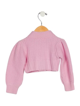 LoveShackFancy Toddler Girls' Wool and Cashmere Blend Cardigan