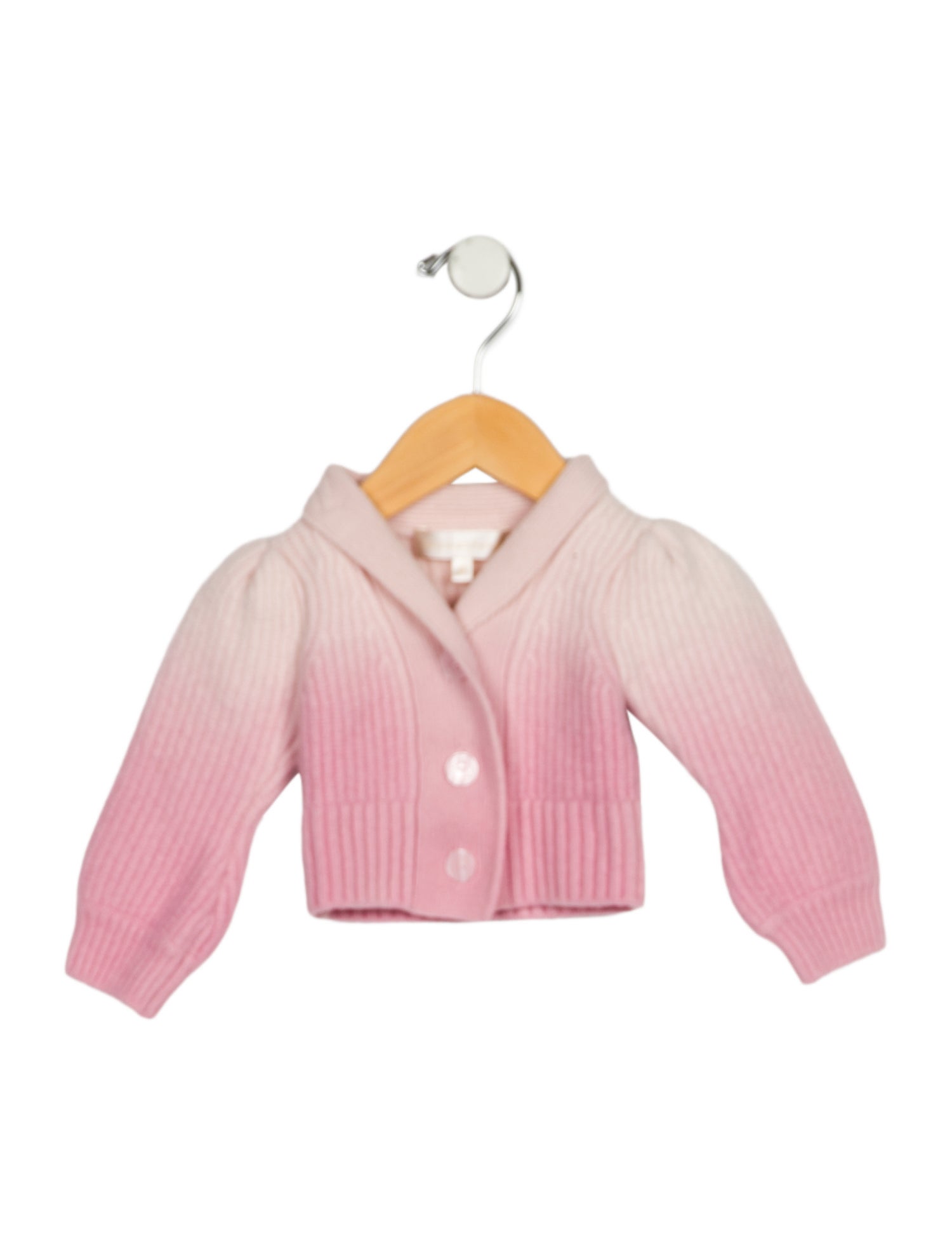 LoveShackFancy Infant Ombre Wool-Cashmere Blend Cardigan