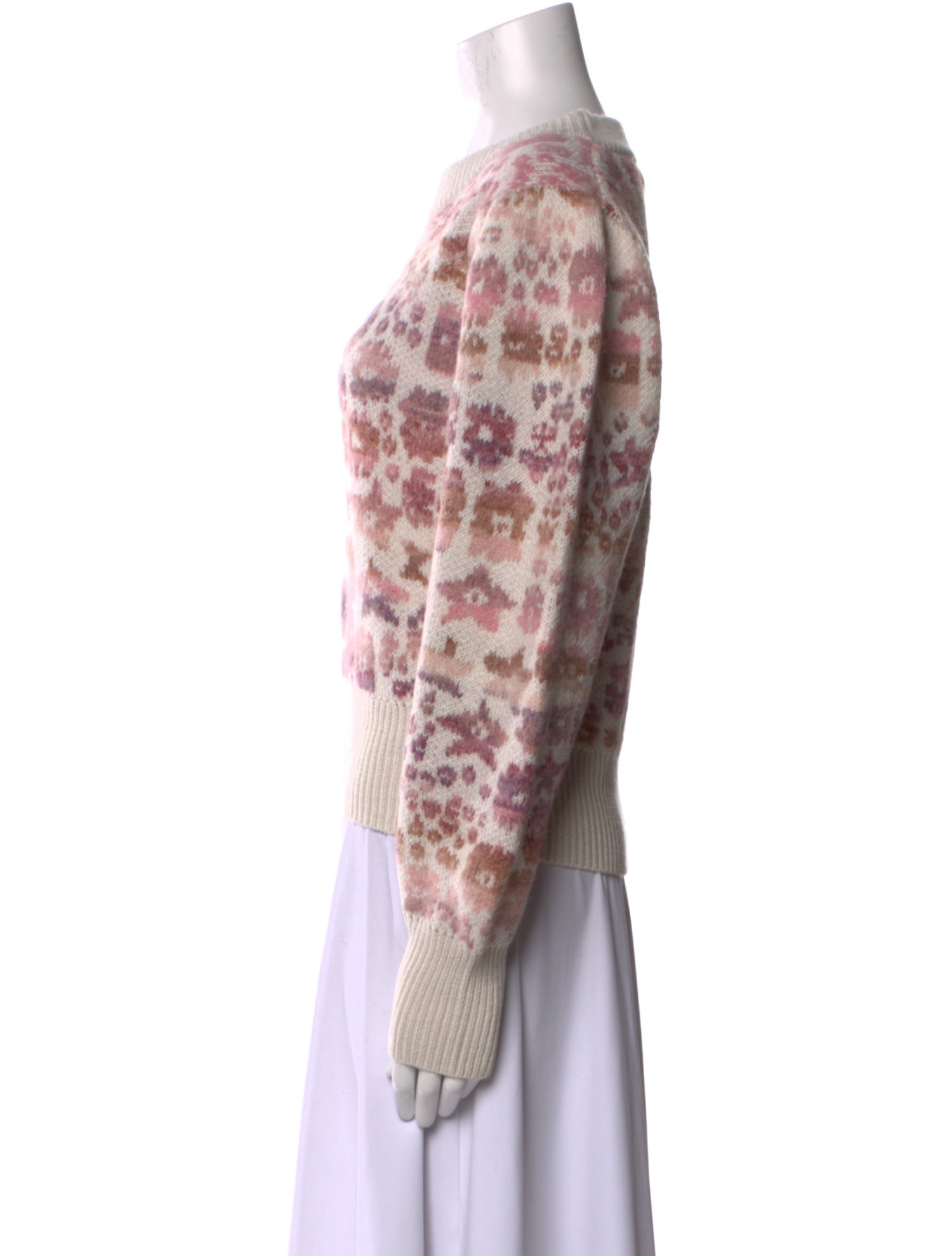 LoveShackFancy Wool Printed Sweater w/ Tags