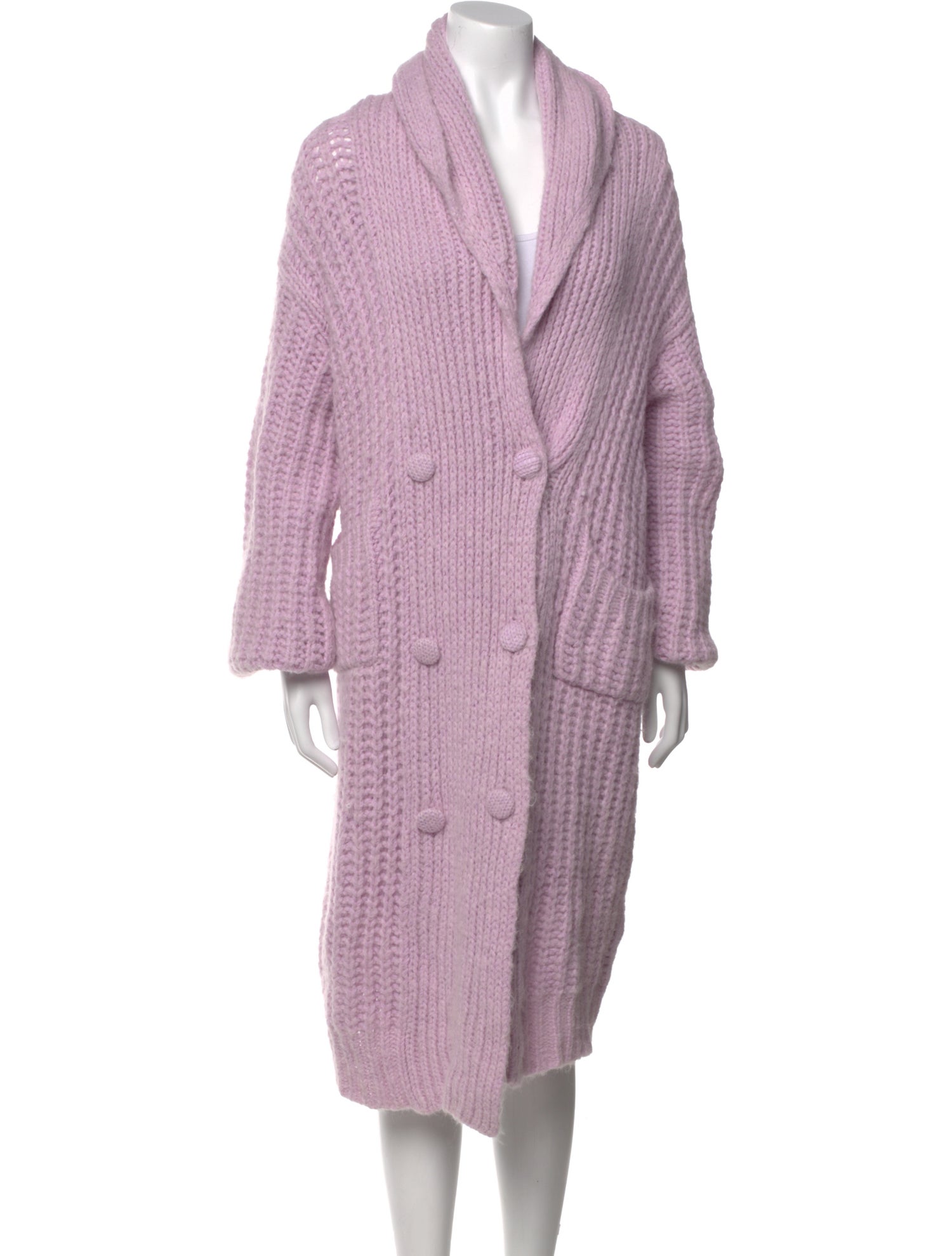 LoveShackFancy Alpaca V-Neck Sweater