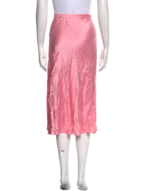 LoveShackFancy Silk Midi Length Skirt