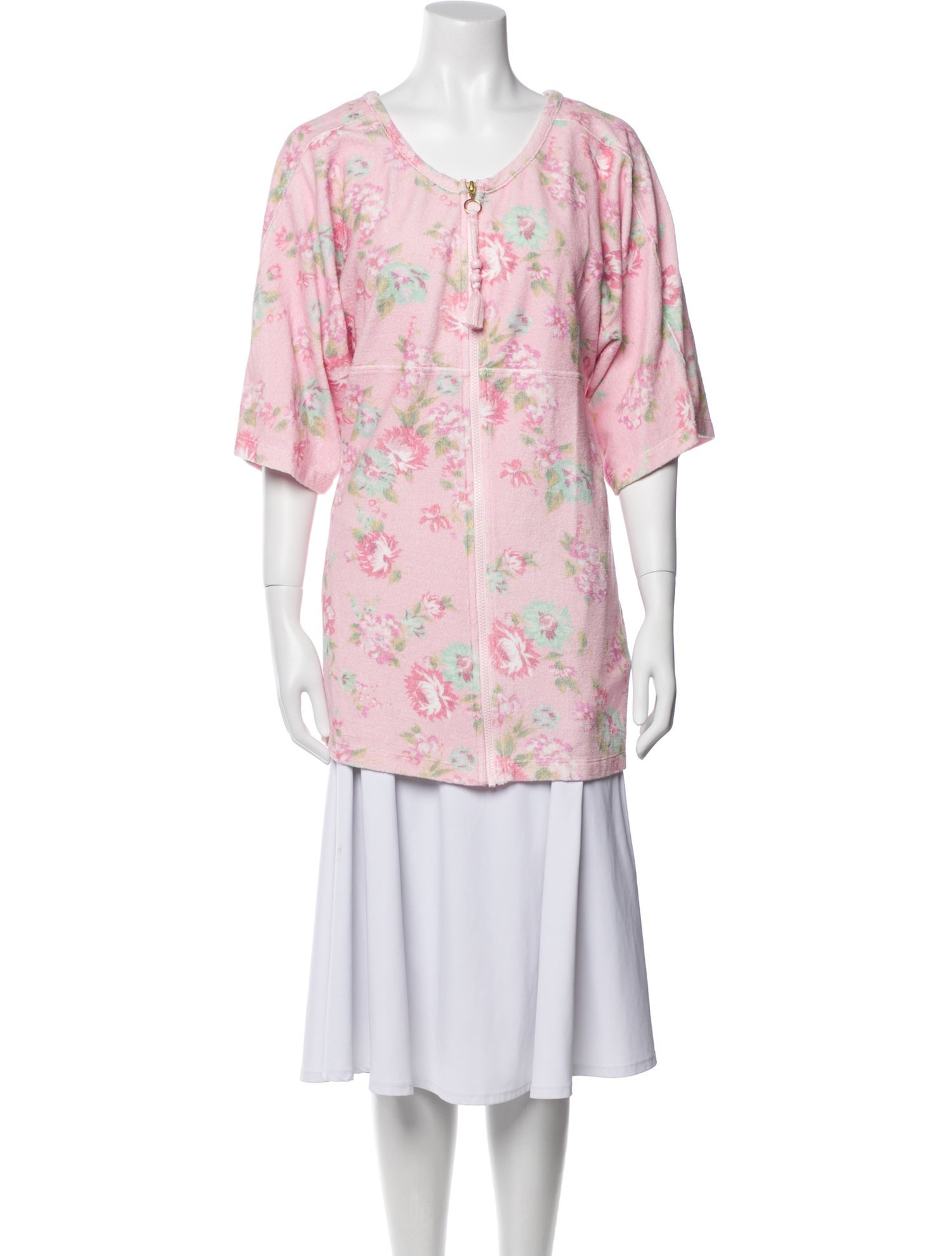 LoveShackFancy Floral Print Evening Jacket