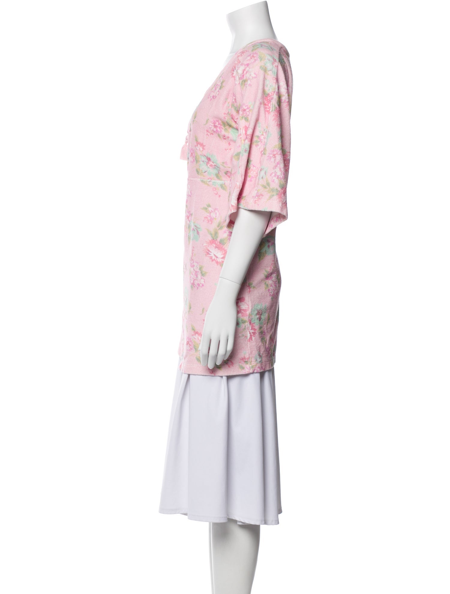 LoveShackFancy Floral Print Evening Jacket