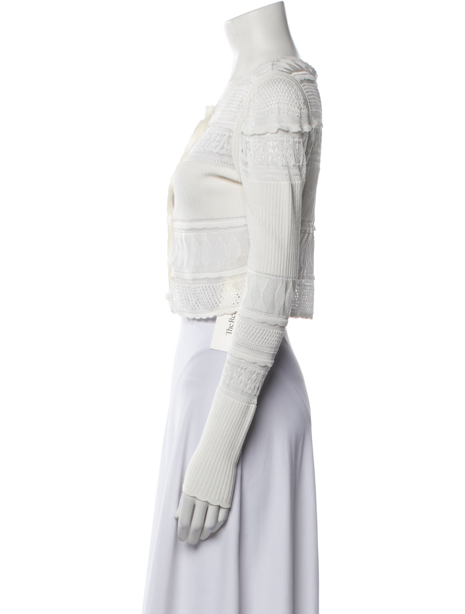 LoveShackFancy Striped Denim Jacket