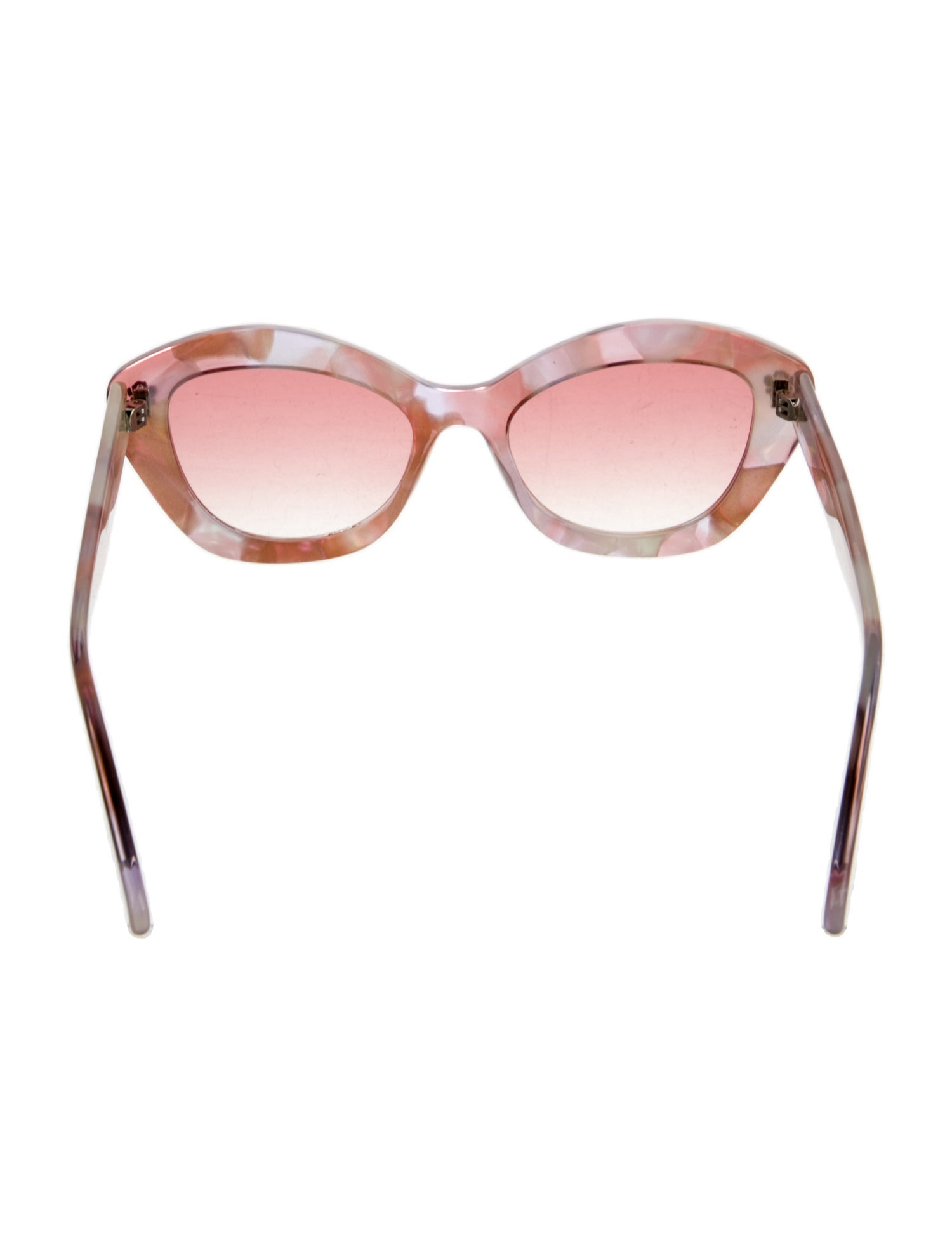 LoveShackFancy Cat-Eye Tinted Sunglasses