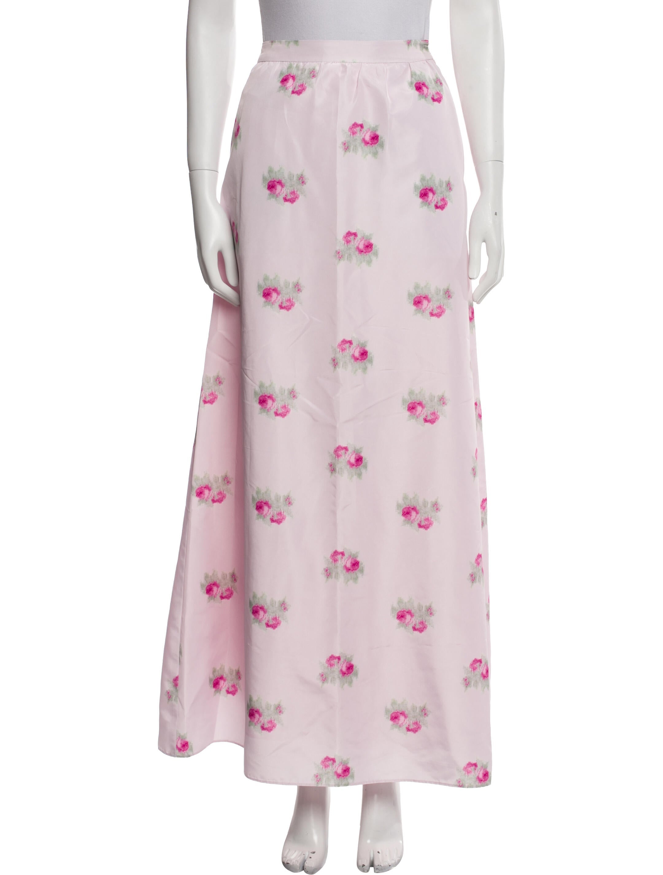 LoveShackFancy Floral Print Long Skirt w/ Tags