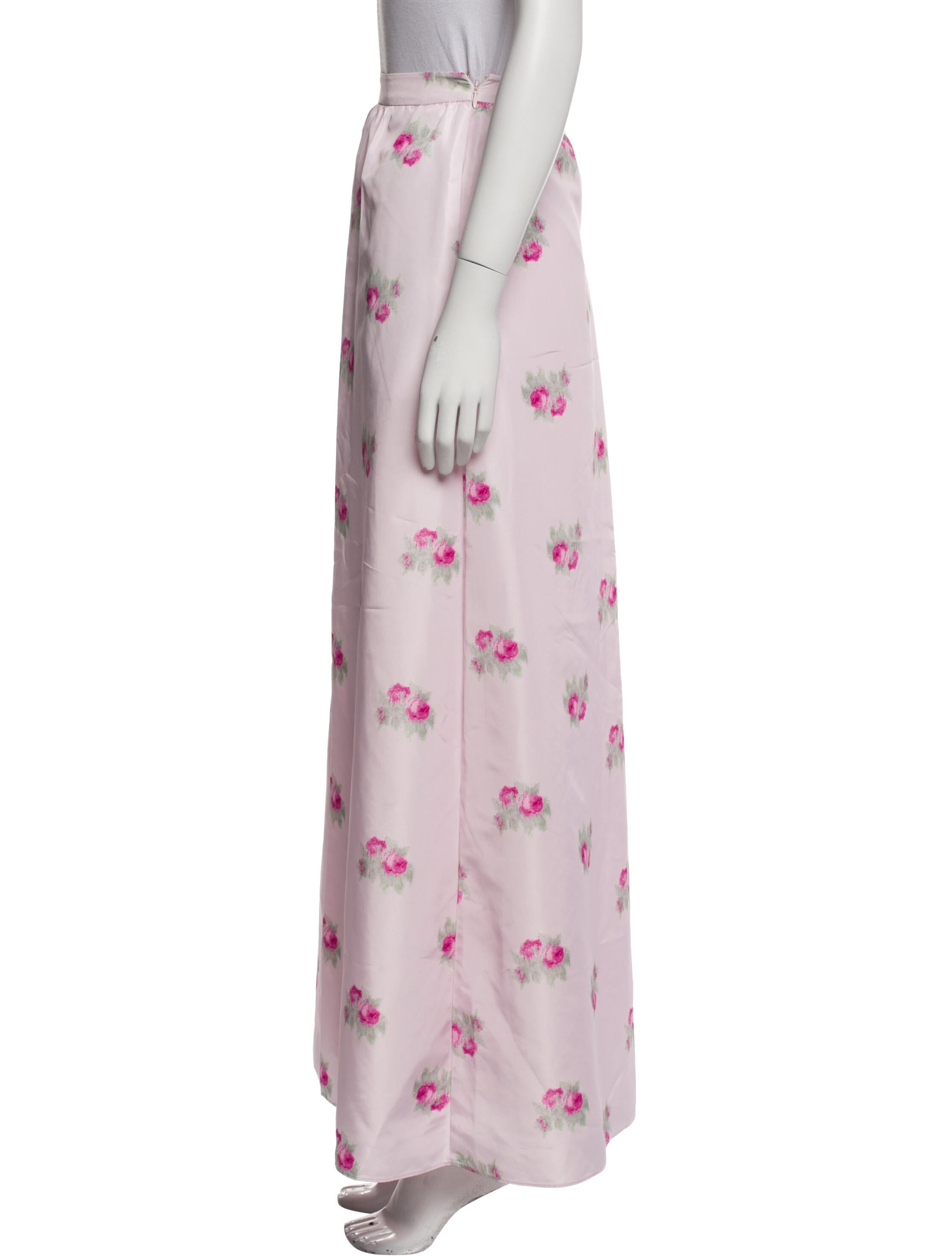 LoveShackFancy Floral Print Long Skirt w/ Tags