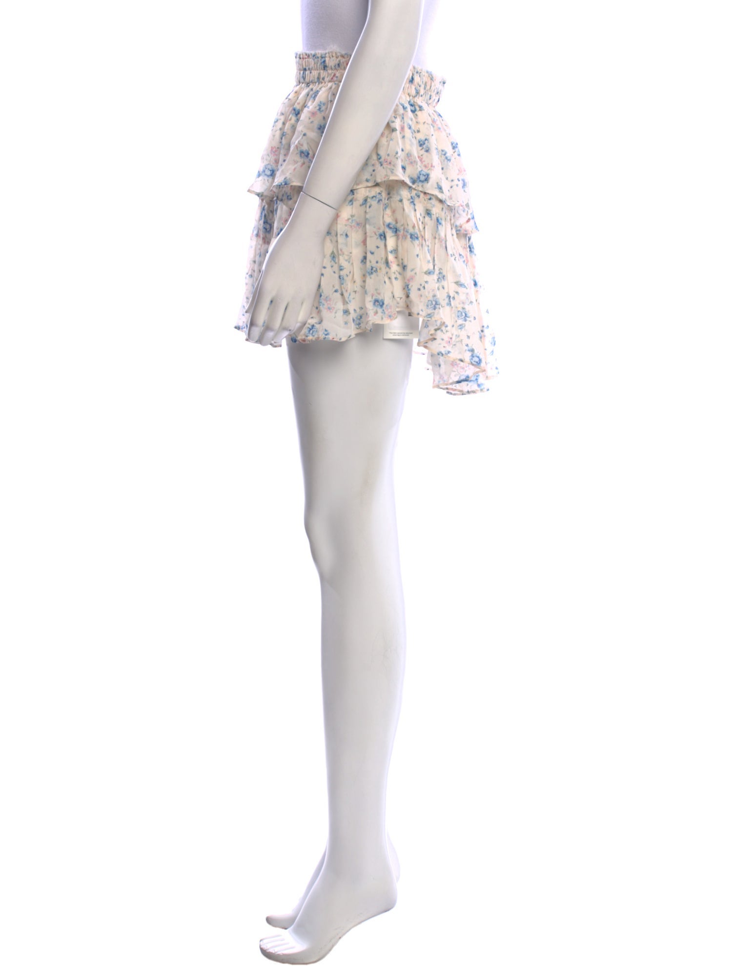 LoveShackFancy Silk Mini Skirt