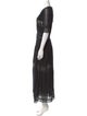 LoveShackFancy Crew Neck Long Dress