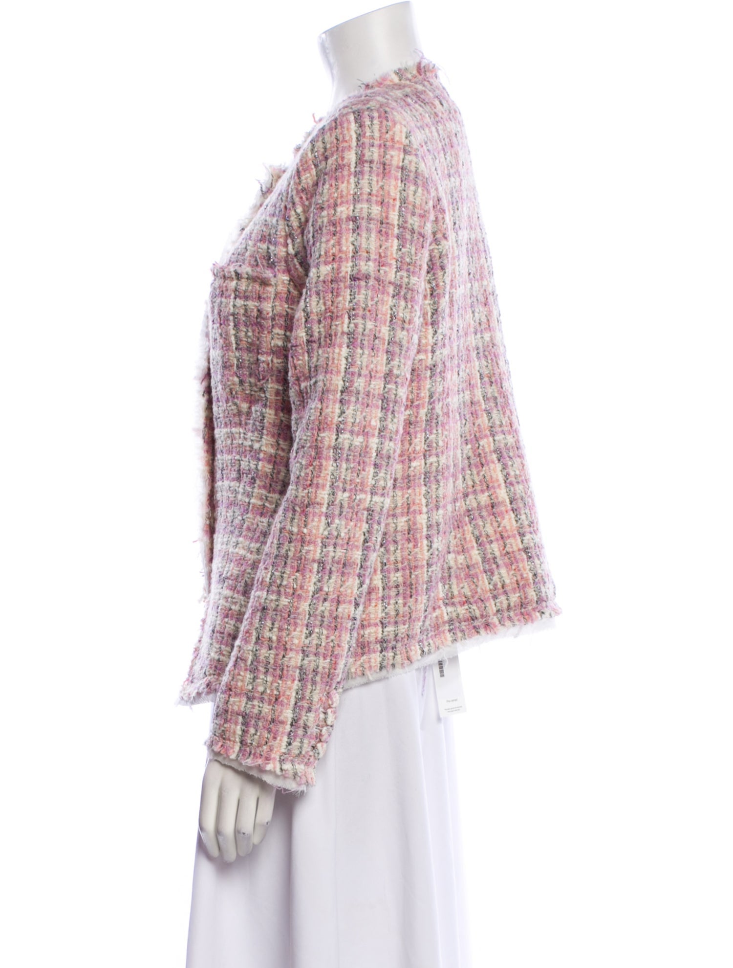 LoveShackFancy Wool Tweed Pattern Jacket