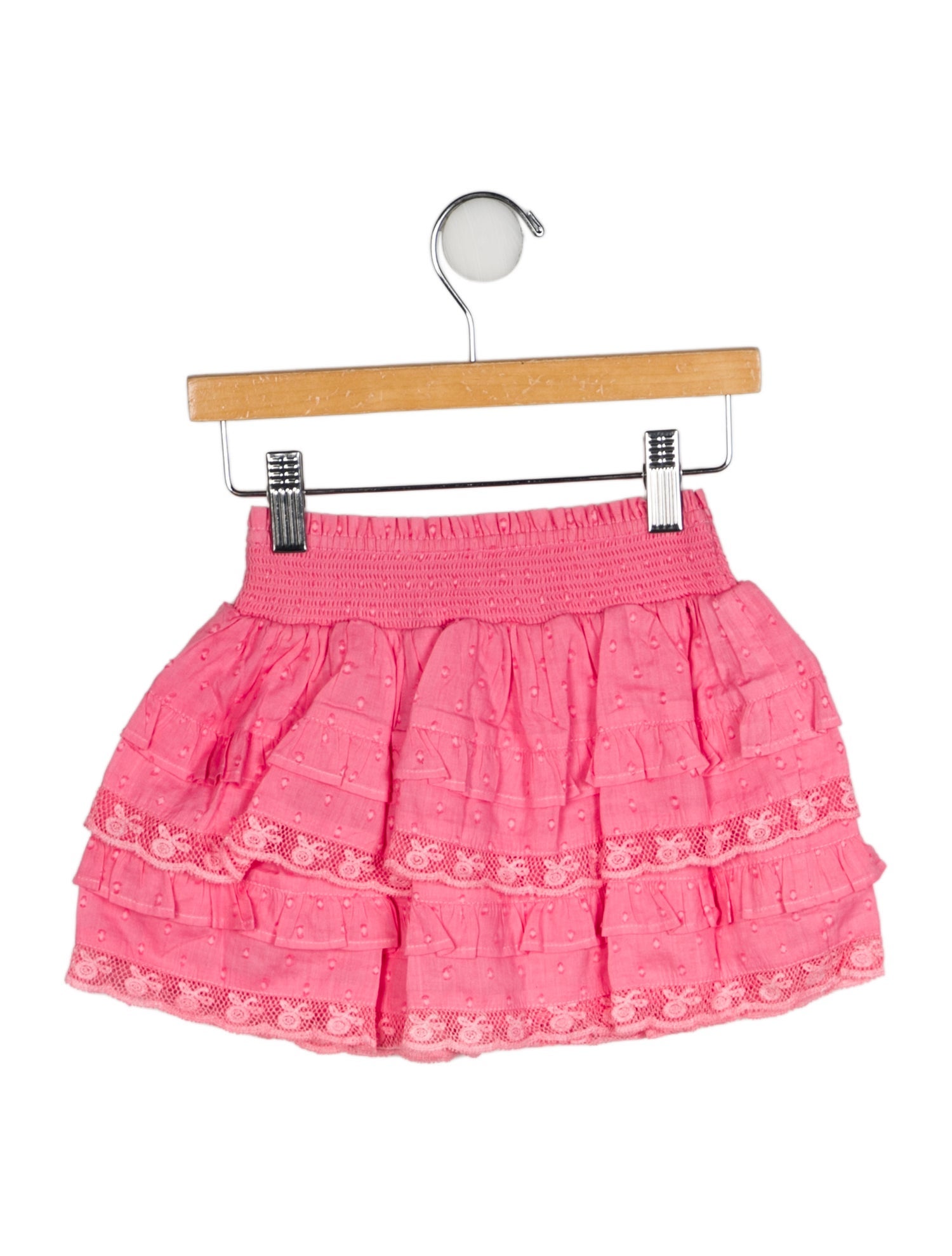 LoveShackFancy Solid Mini Skirt