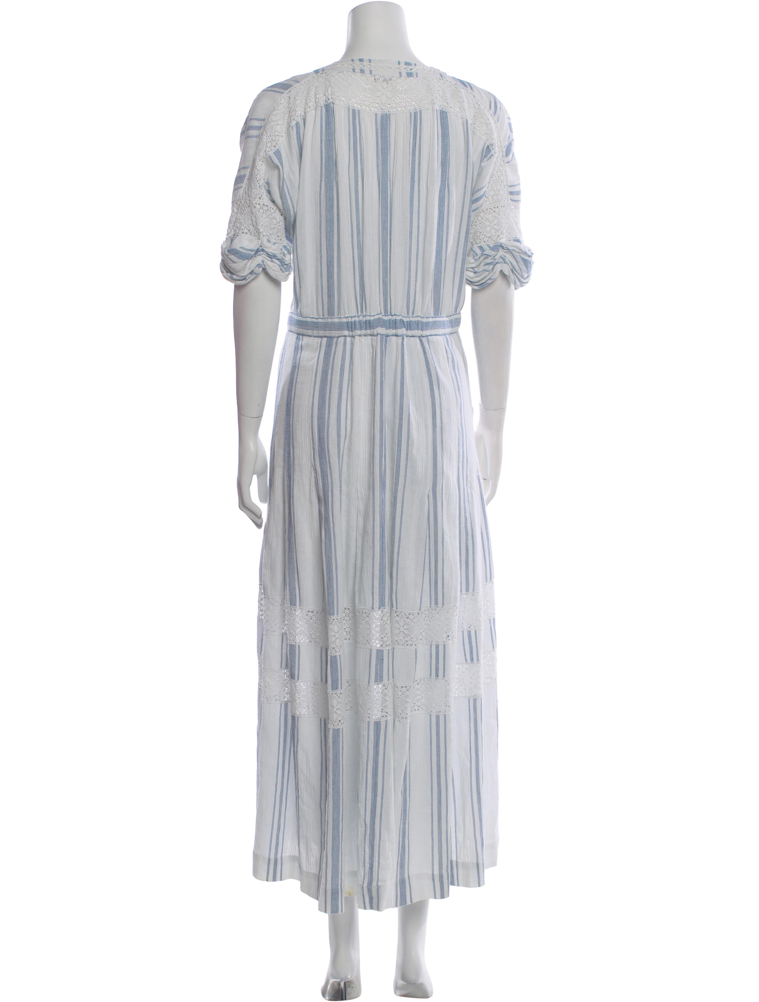LoveShackFancy Striped Long Dress