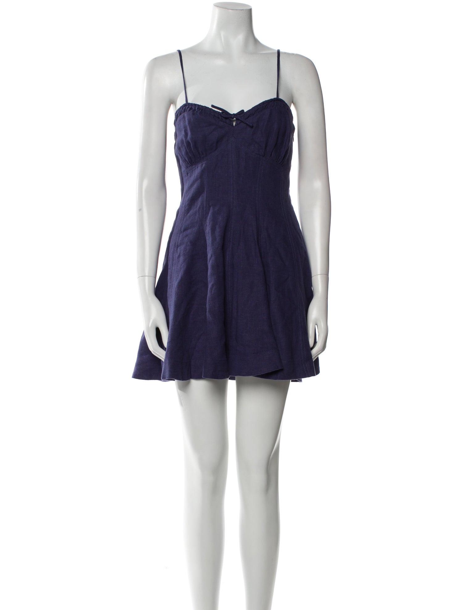 LoveShackFancy Linen Mini Dress