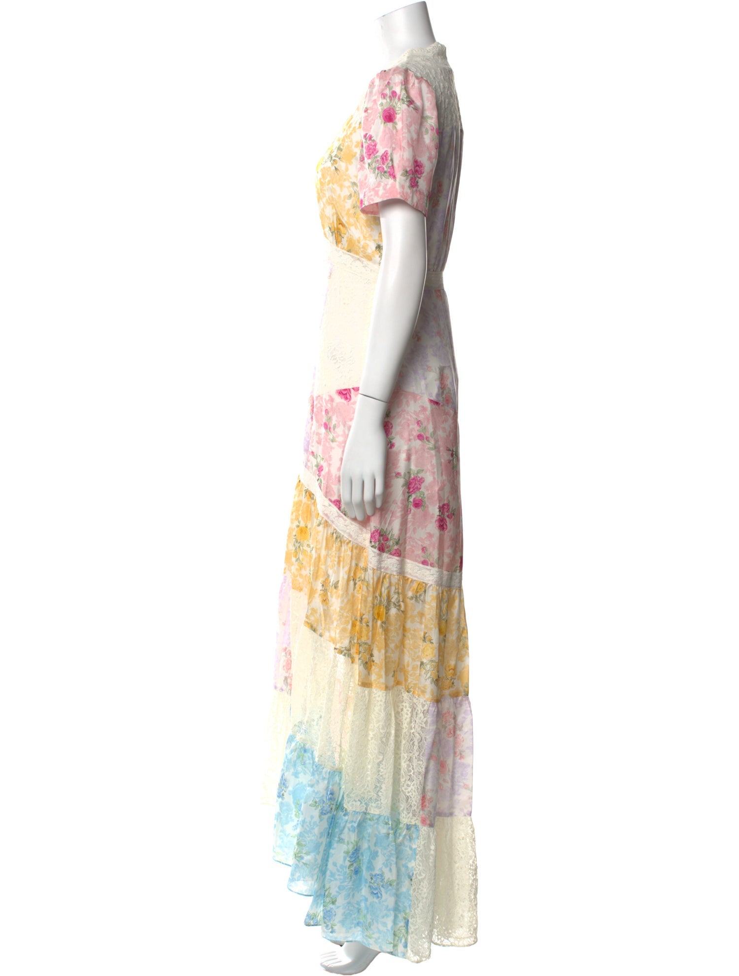 LoveShackFancy Silk Long Dress