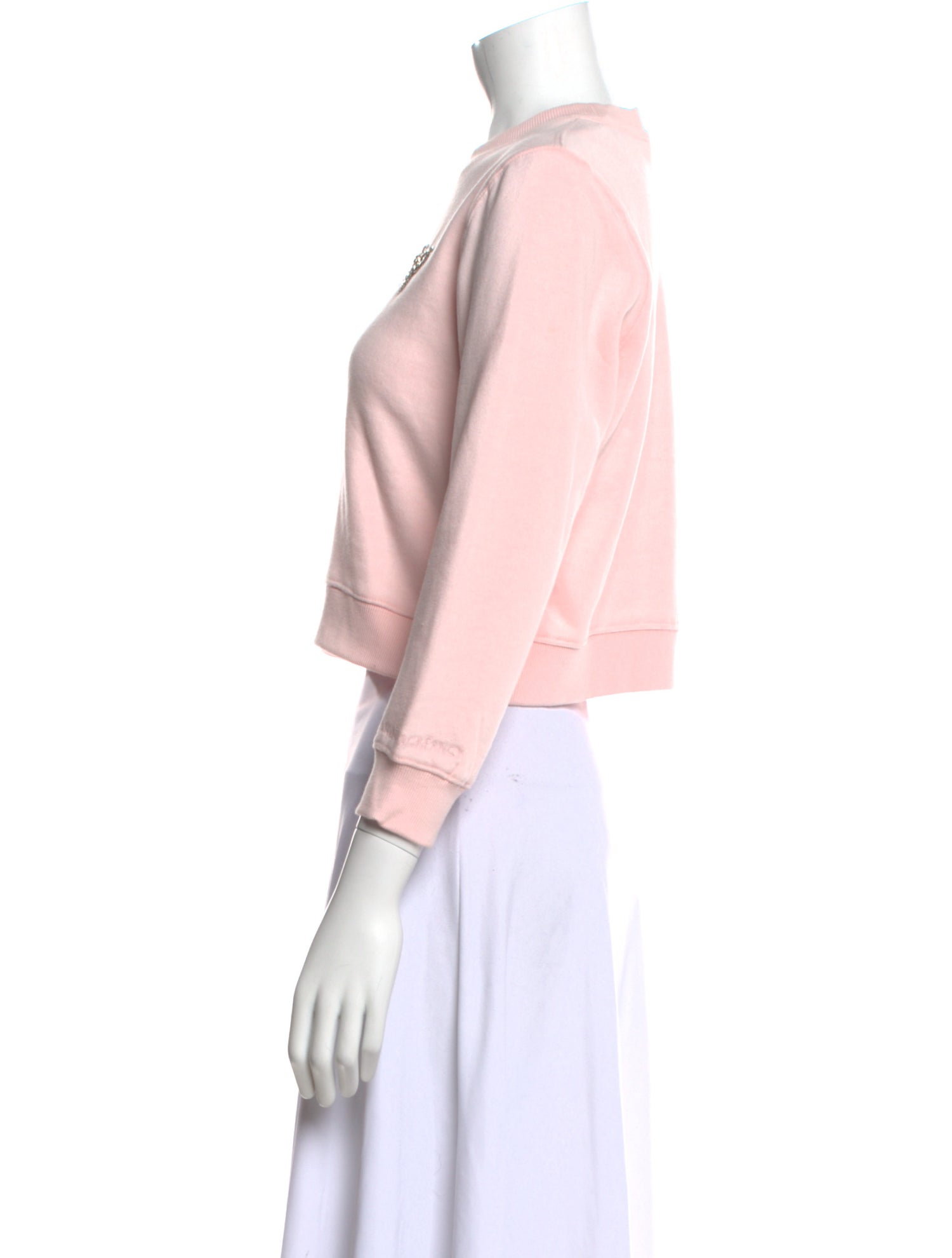 LoveShackFancy Printed Crew Neck Crop Top w/ Tags