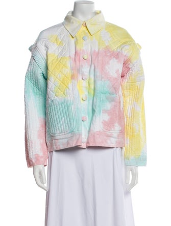 LoveShackFancy Tie-Dye Print Jacket