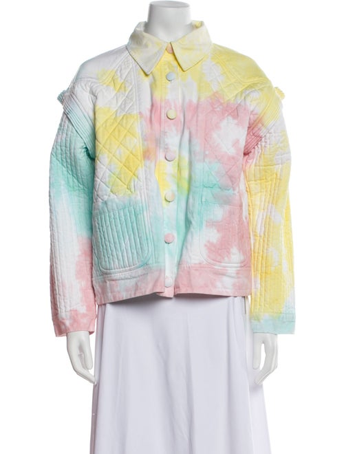 LoveShackFancy Tie-Dye Print Jacket