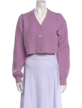 LoveShackFancy Wool V-Neck Sweater