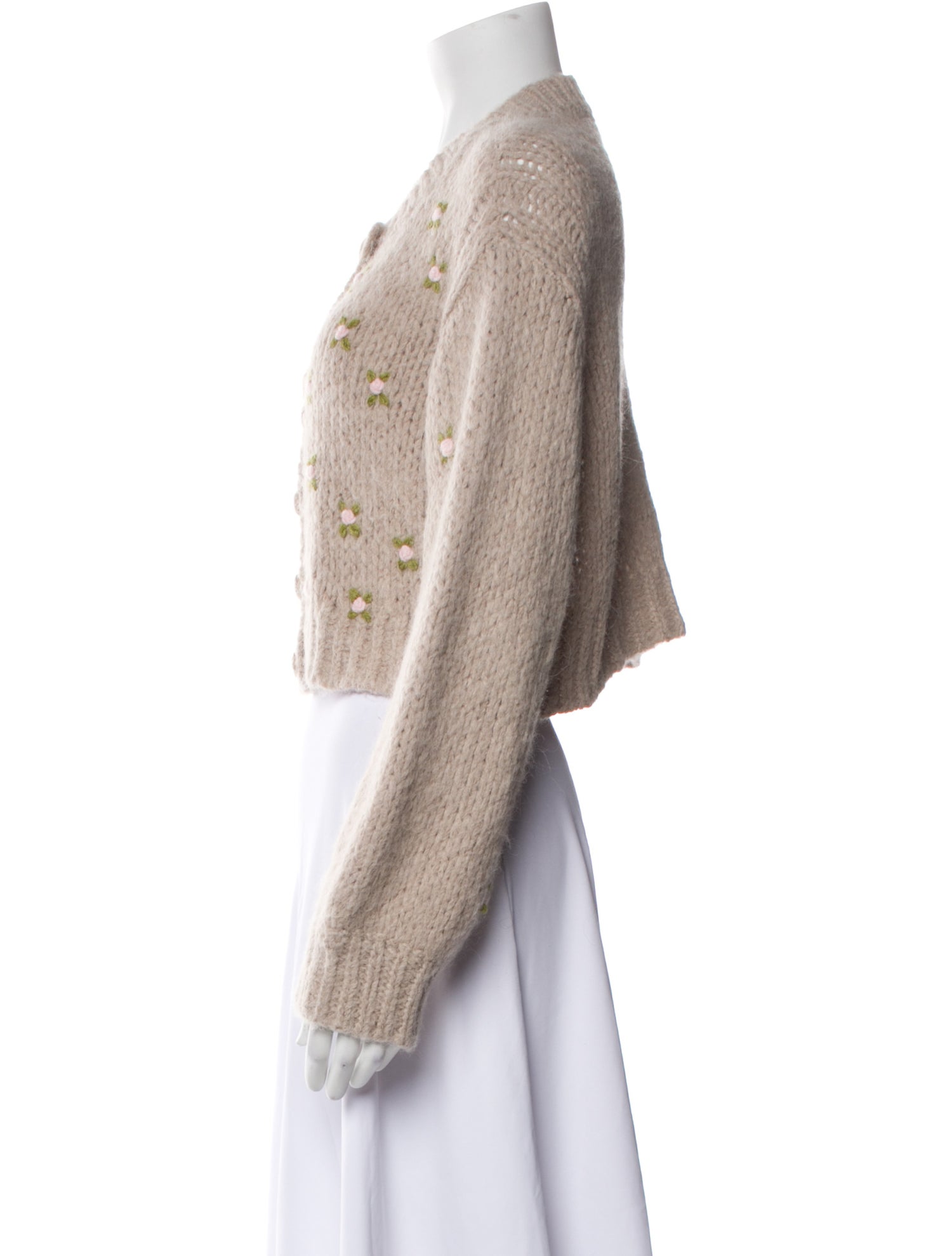 LoveShackFancy Alpaca Crew Neck Sweater