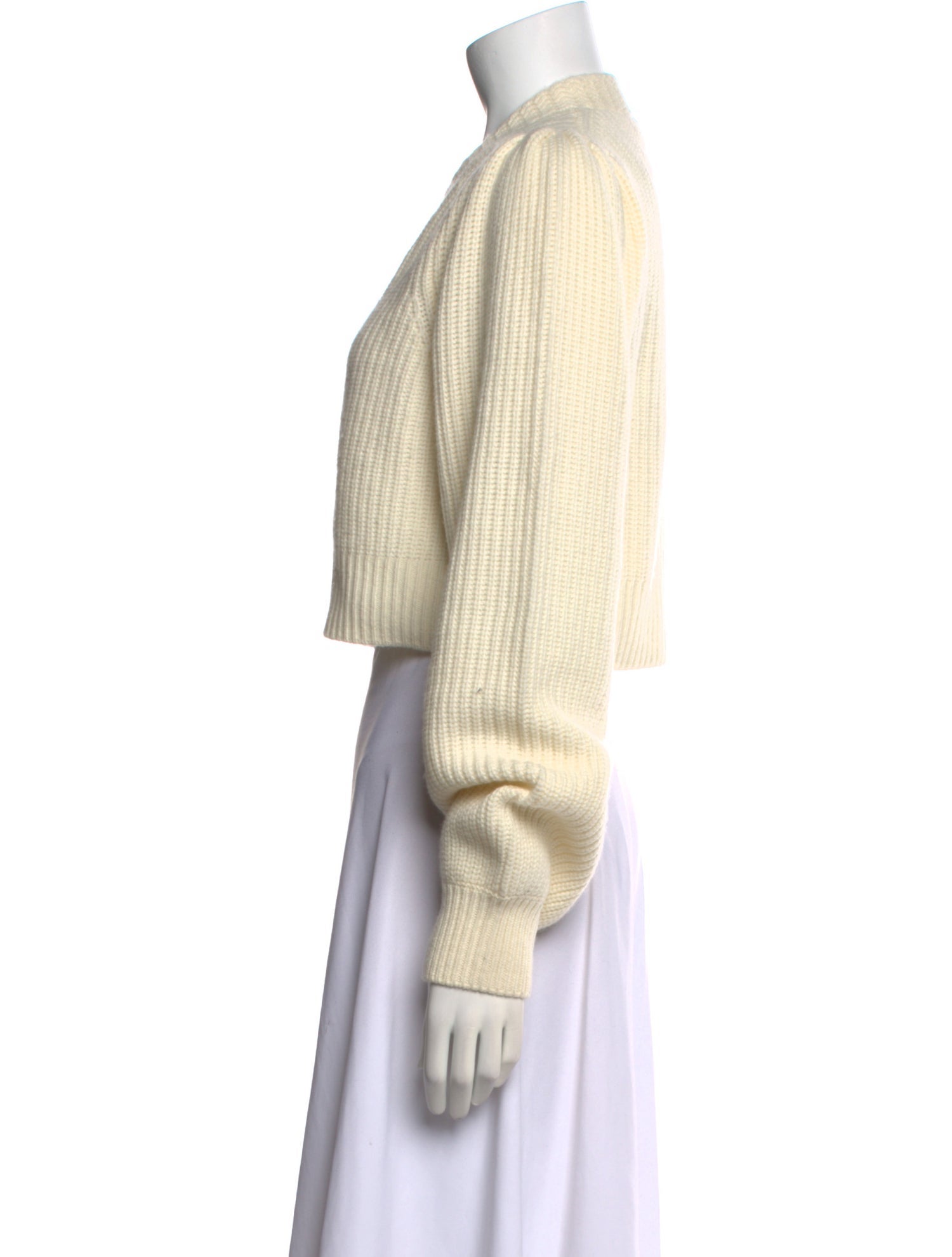 LoveShackFancy Wool V-Neck Sweater