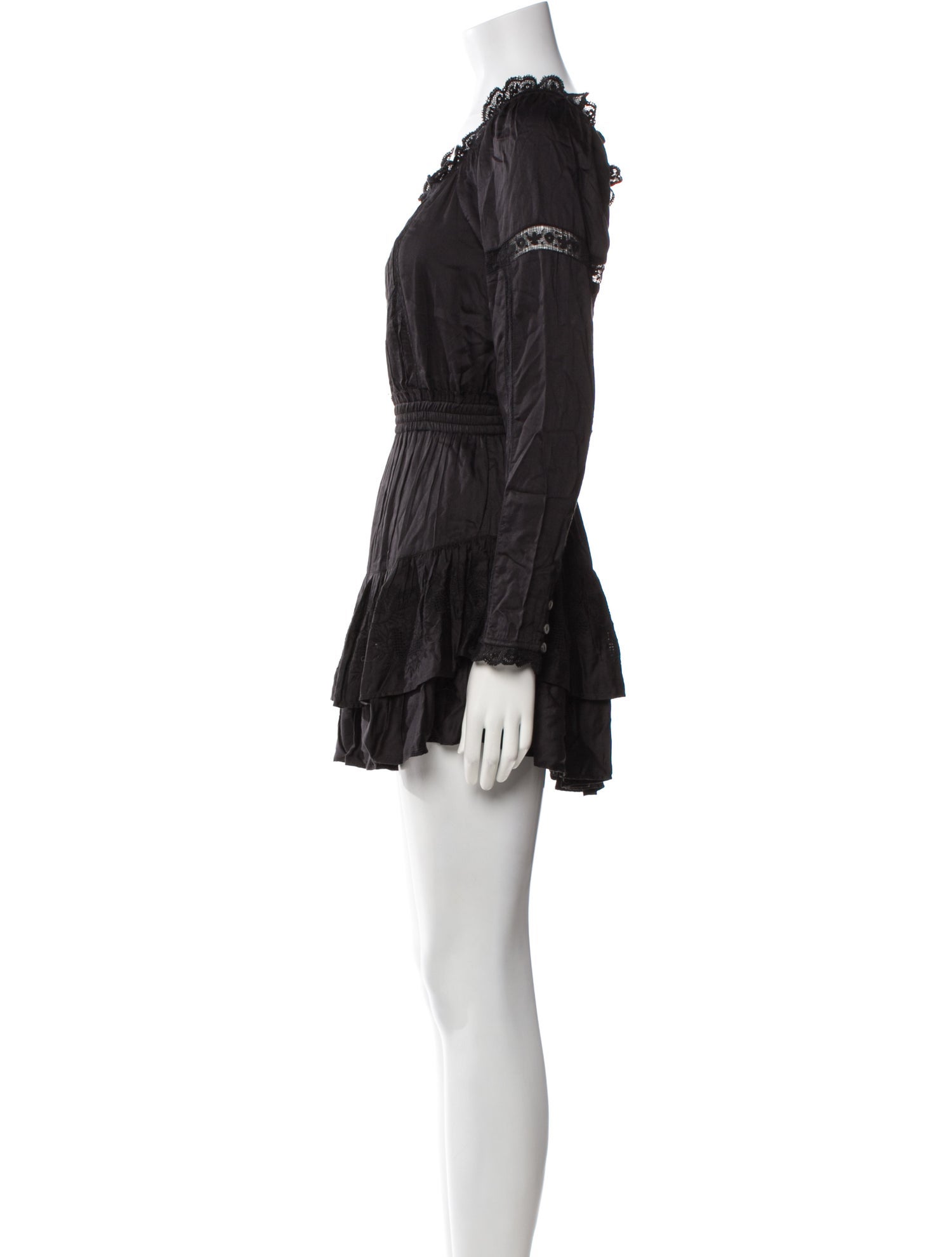 LoveShackFancy Square Neckline Mini Dress w/ Tags