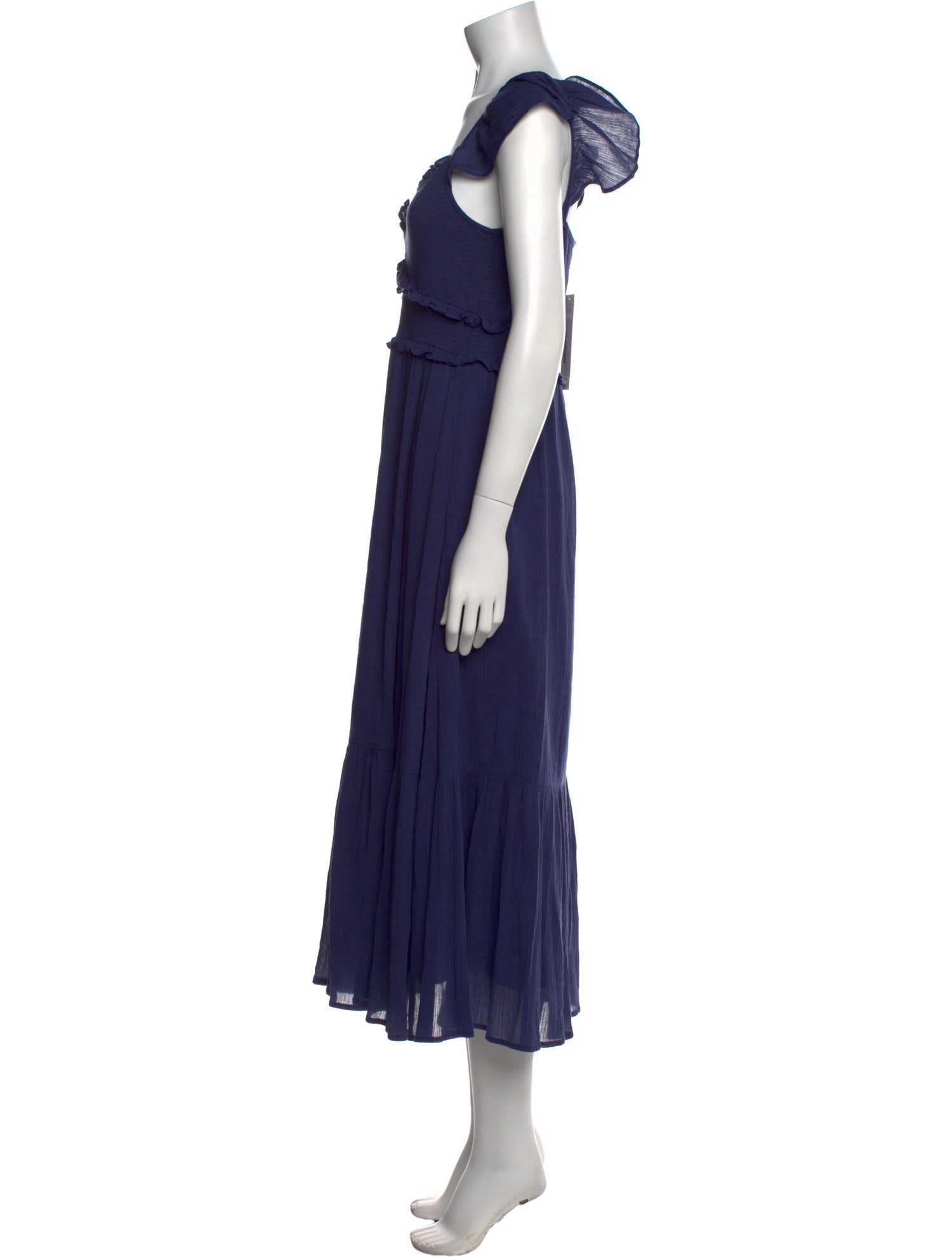 LoveShackFancy V-Neck Long Dress