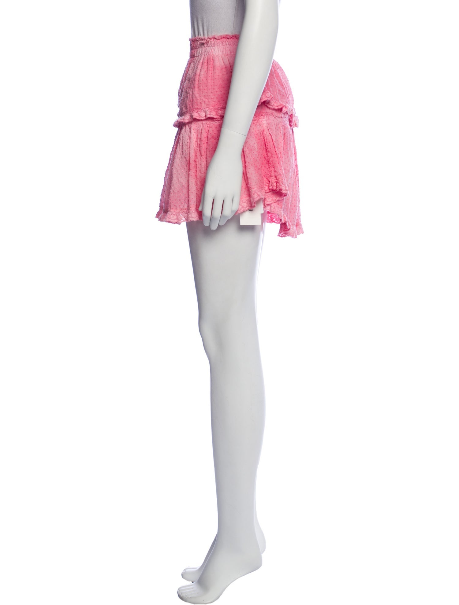 LoveShackFancy Printed Mini Skirt