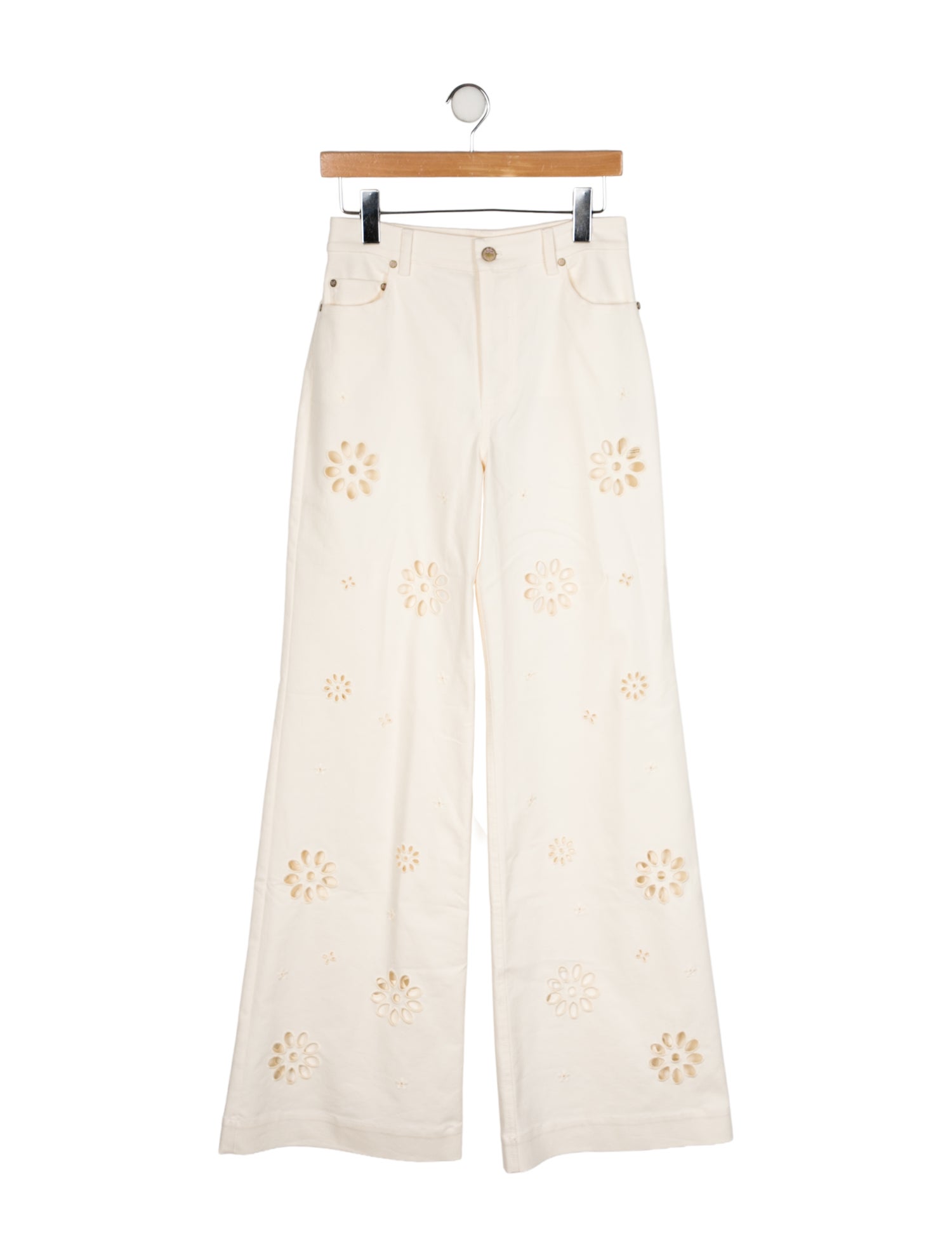 LoveShackFancy Wide Leg Pants