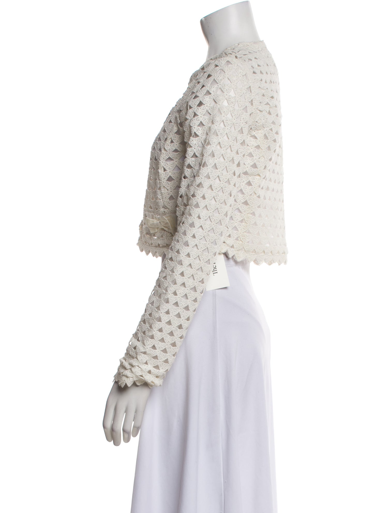 LoveShackFancy Tweed Pattern Evening Jacket w/ Tags