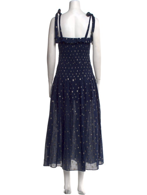 LoveShackFancy Printed Long Dress