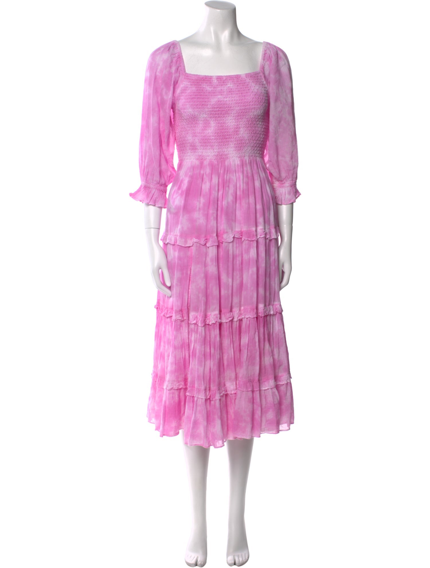 LoveShackFancy Square Neckline Knee-Length Dress w/ Tags