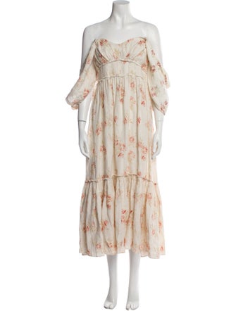 LoveShackFancy Linen Long Dress