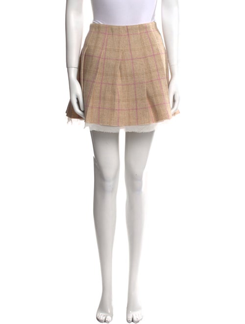 LoveShackFancy Virgin Wool Mini Skirt