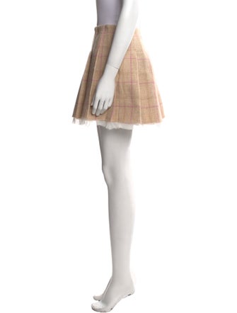 LoveShackFancy Virgin Wool Mini Skirt