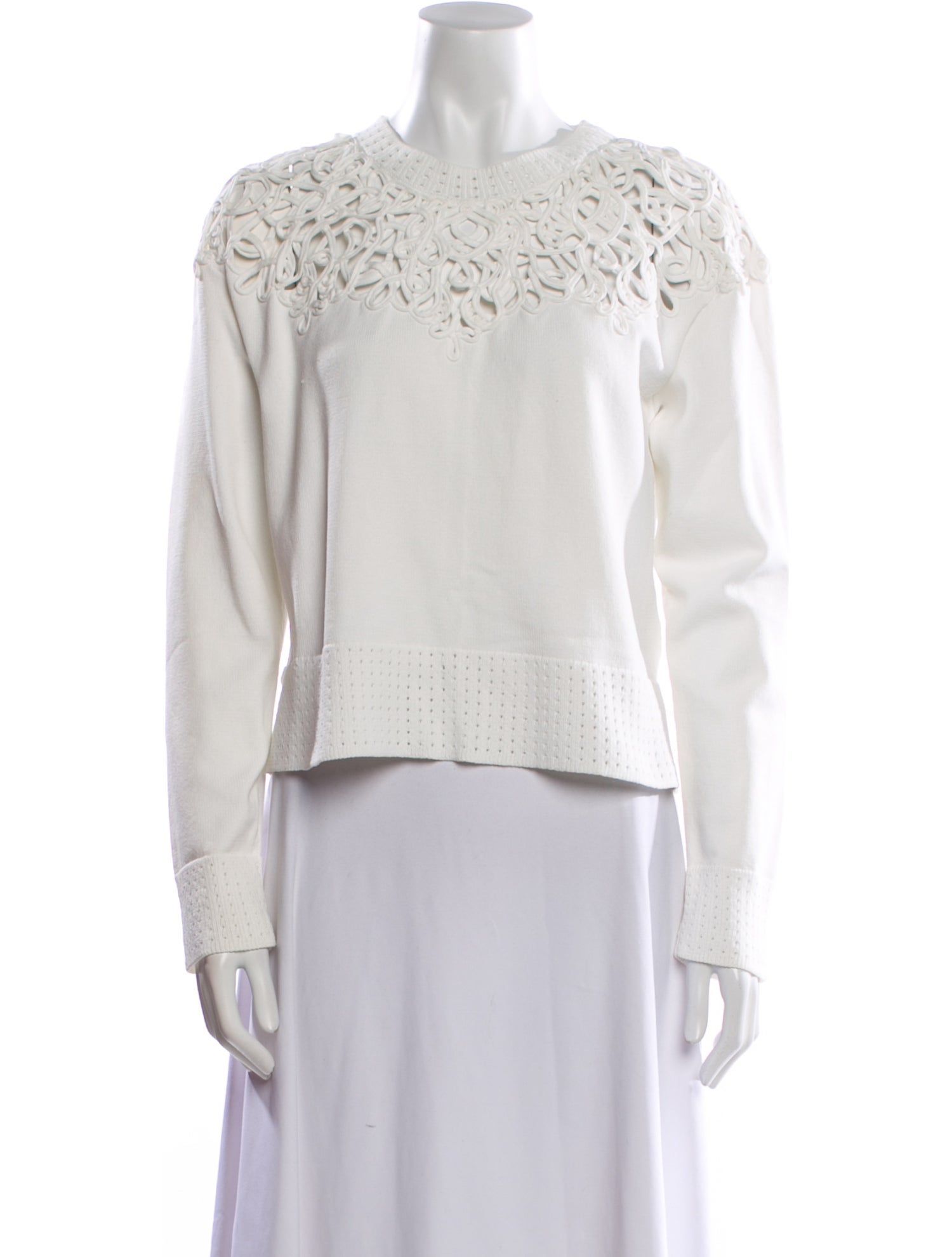 LoveShackFancy Crew Neck Sweater